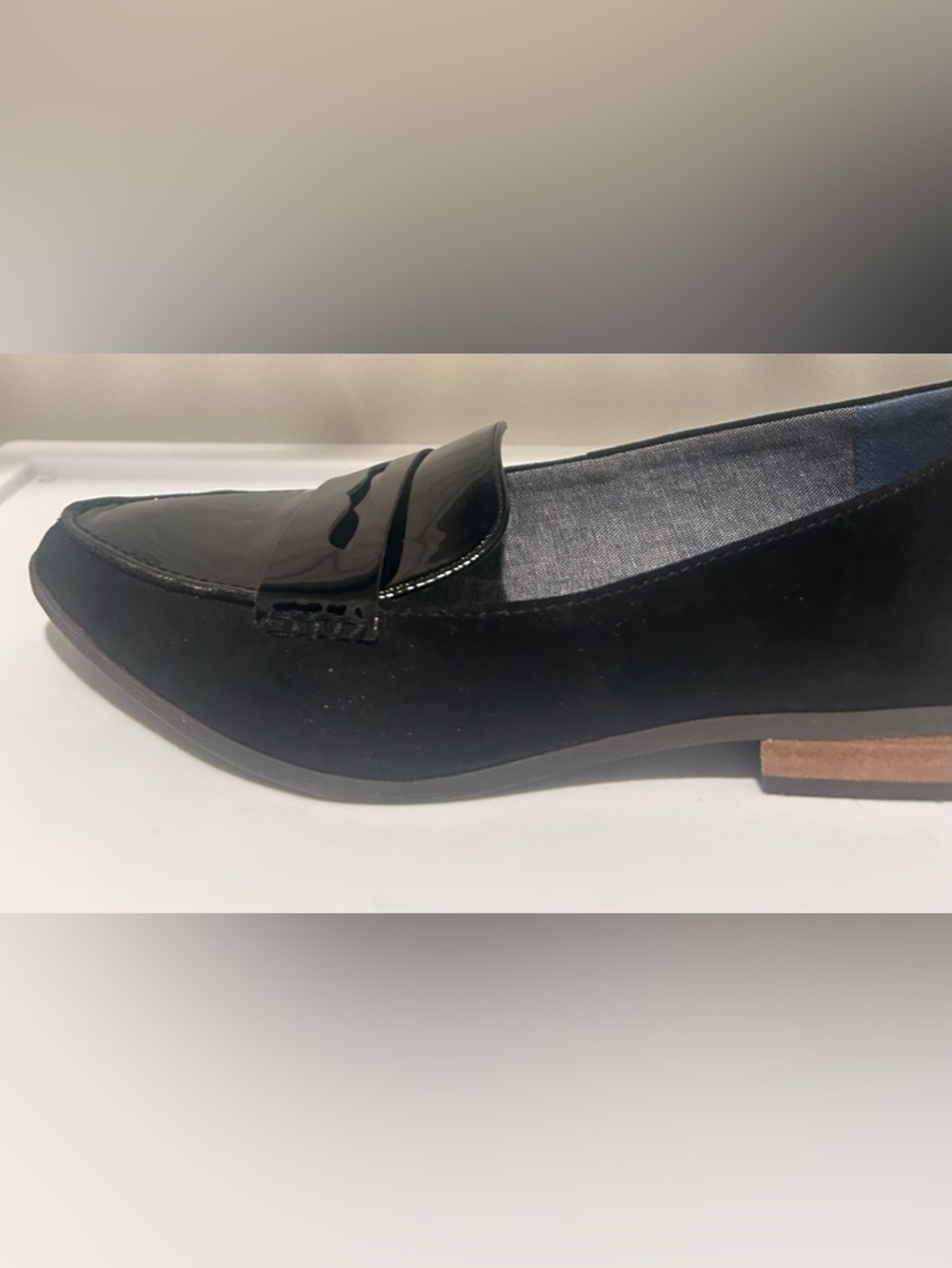 Dr. Scholl's Women's Black Patent Memory Foam Cool Fit Loafers 9
